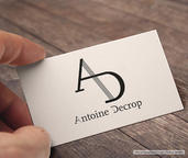 Logotype Antoine Decrop, pianiste | Audrey Tumelin