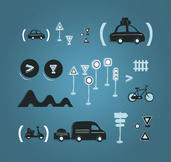 Kit pictograms routiers. | Pascal Cornée