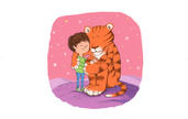 Tigre et enfant | Eve Grosset