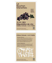 Flyer Bouchon Marseillais | Sarah Di Mascio