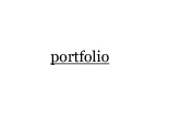portefolio