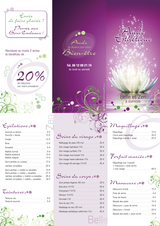 cv en ligne estheticienne