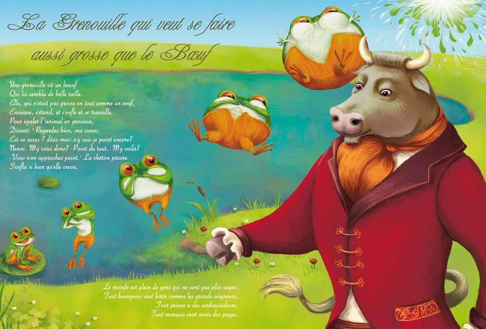 La Grenouille Et Le Boeuf Macaro, macaron Portfolio : Pour les plus jeunes / Youngsters