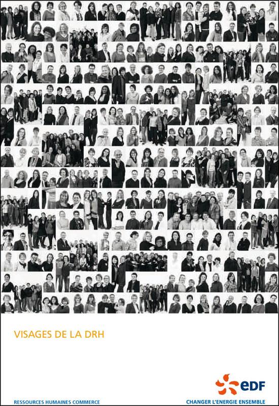 Affiche pour le service RH d'EDF