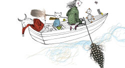 Bateau volant - Anne Letuffe-illustrateur-jeunesse