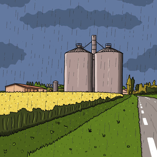 Illustration de paysage urbain