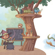 Enchanteurs dans un arbre