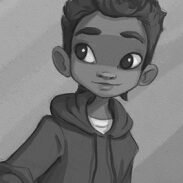 Jeune garçon en hoodie