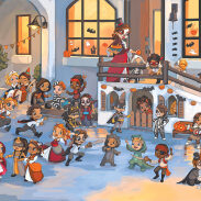 Halloween sur la place