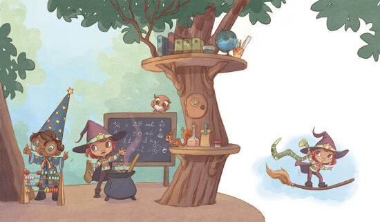 Enchanteurs dans un arbre