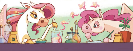 Licornes en potion magique