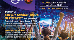 Affiche Cora Game Show Caen - Fabrice Raison-graphiste