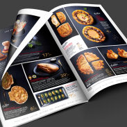 Brochure de plats gastronomiques