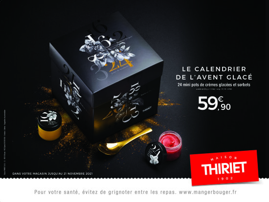 Le calendrier de l'avent glace