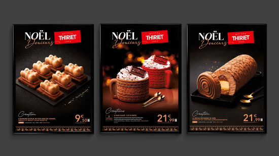 Pâtisseries et boissons de Noël