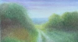 Le chemin du soir - Laurence Boitout-plasticien