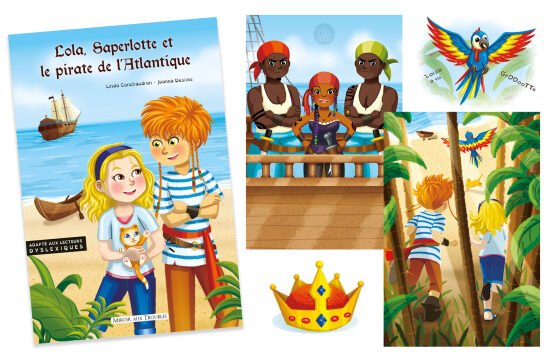 Aventure de pirates sur une île