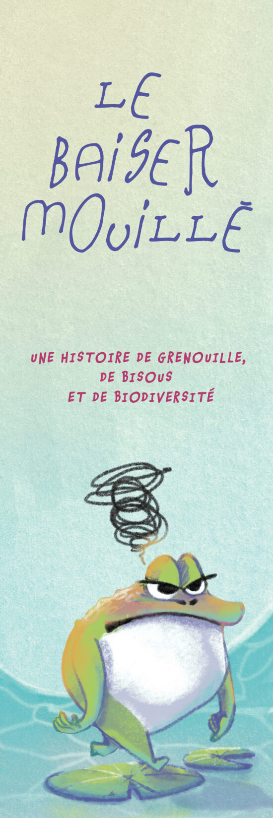 Grenouille avec émotions stylisées
