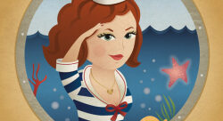 In the navy - Natalia Rey-illustrateur