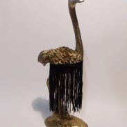 Ostrich en bronze