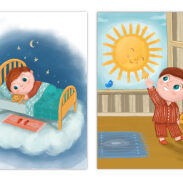 Enfant au lit