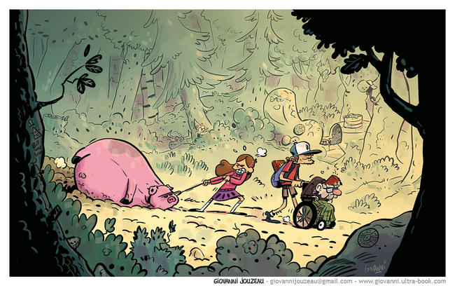 Gravity Falls | giovanni jouzeau