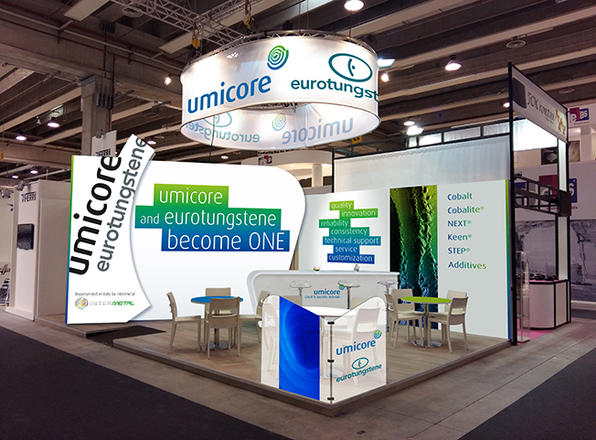 Stand Pro UMICORE &amp; EUROTUNGSTENE | Severine Philippe