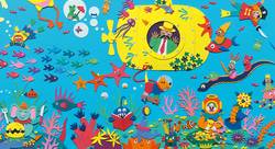 Détails - Page Mer - Le coffre à joujoux - Adèle Massard-illustrateur