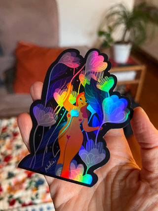 Sticker holographique