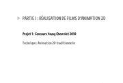 Projet 1: Concours YCC 2010 - 1er prix