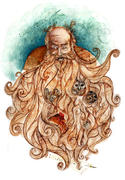 Grand-père à la barbe 2