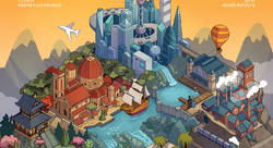 Couverture du jeu Nova Era - édition Cmon - Auteur Andrea Chiarvesio - Agnès Ripoche-illustrateur