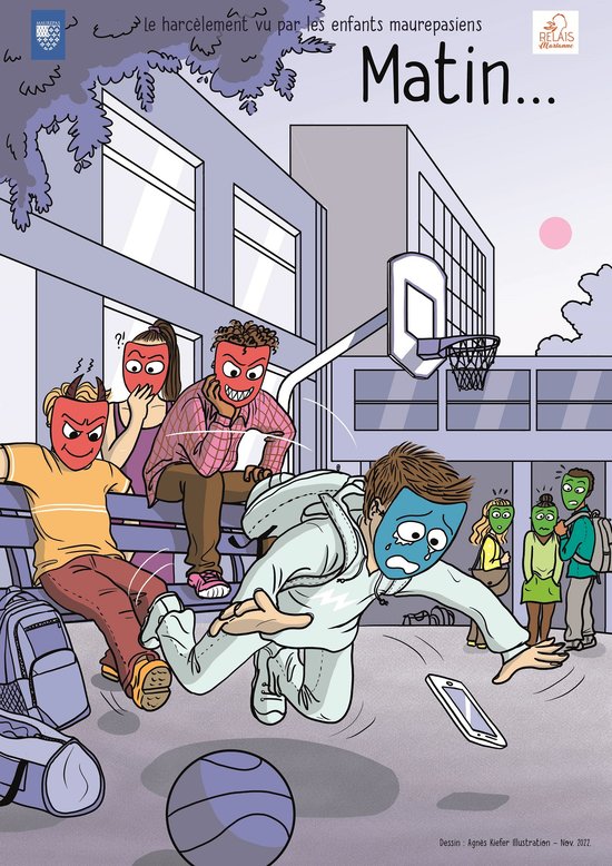 Affiche Harcèlement - Ville de Maurepas