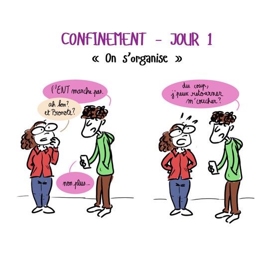 Journal de confinement - jour 1