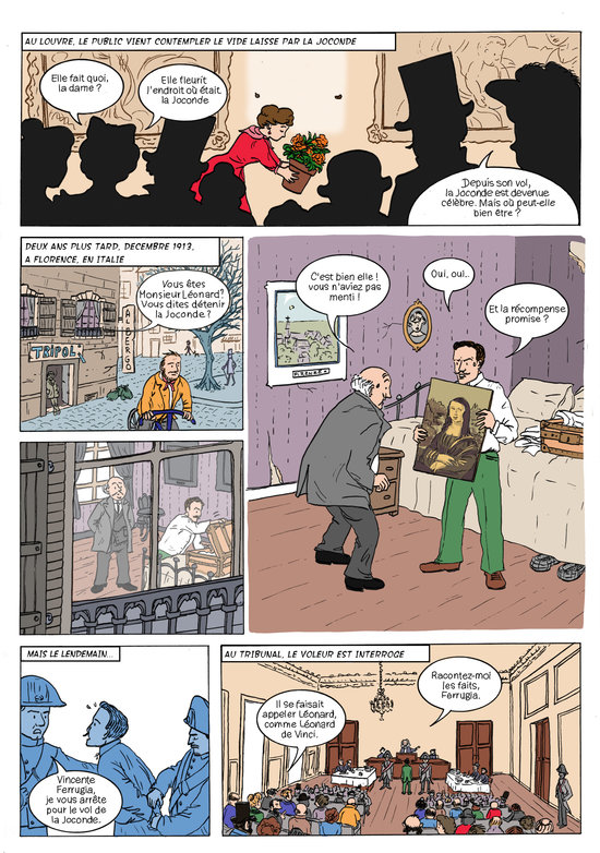 BD "Le vol de la Joconde"