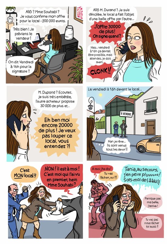 Planche Agent immobilier