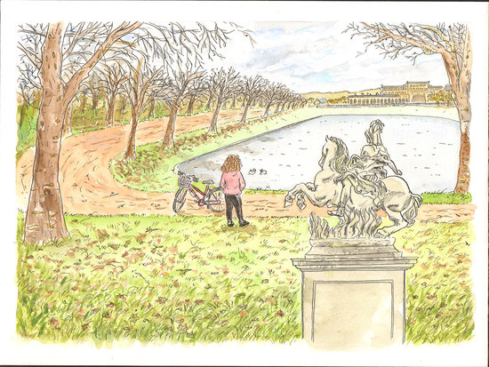 La pièce d'eau des Suisses à Versailles