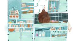 Ma petite cuisine - Agnes YVAN-illustrateur jeunesse