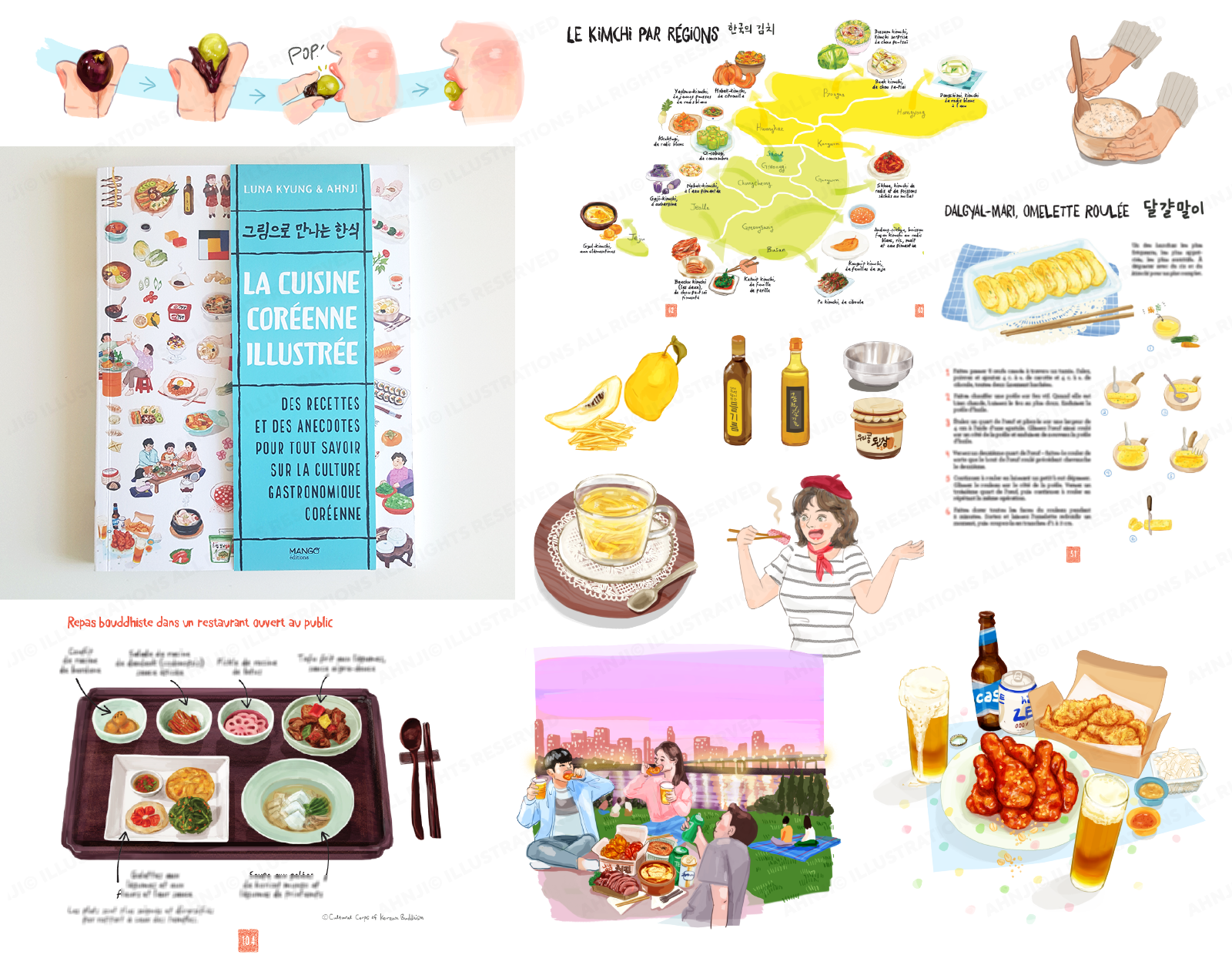 Illustration edition - press - nourriture