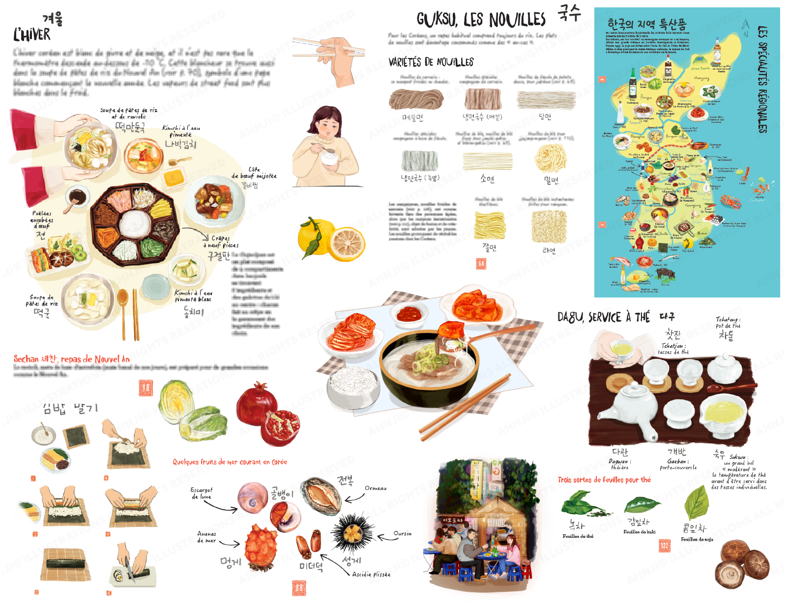 Illustration edition - press - nourriture