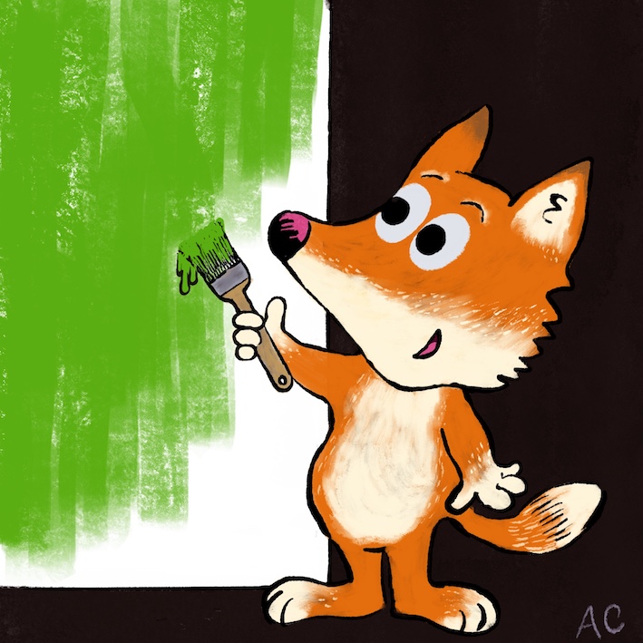 Peinture fraîche
