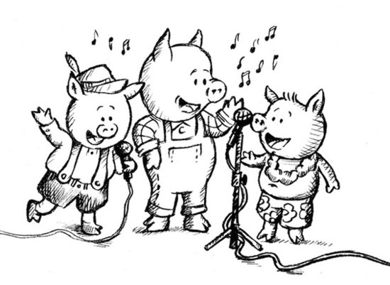 Trois petits cochons