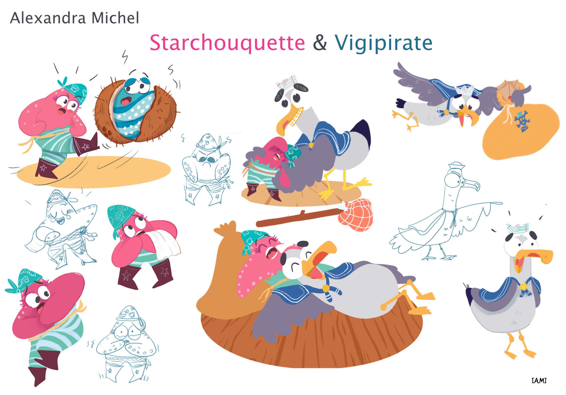character design starchouquette et Vigipirate