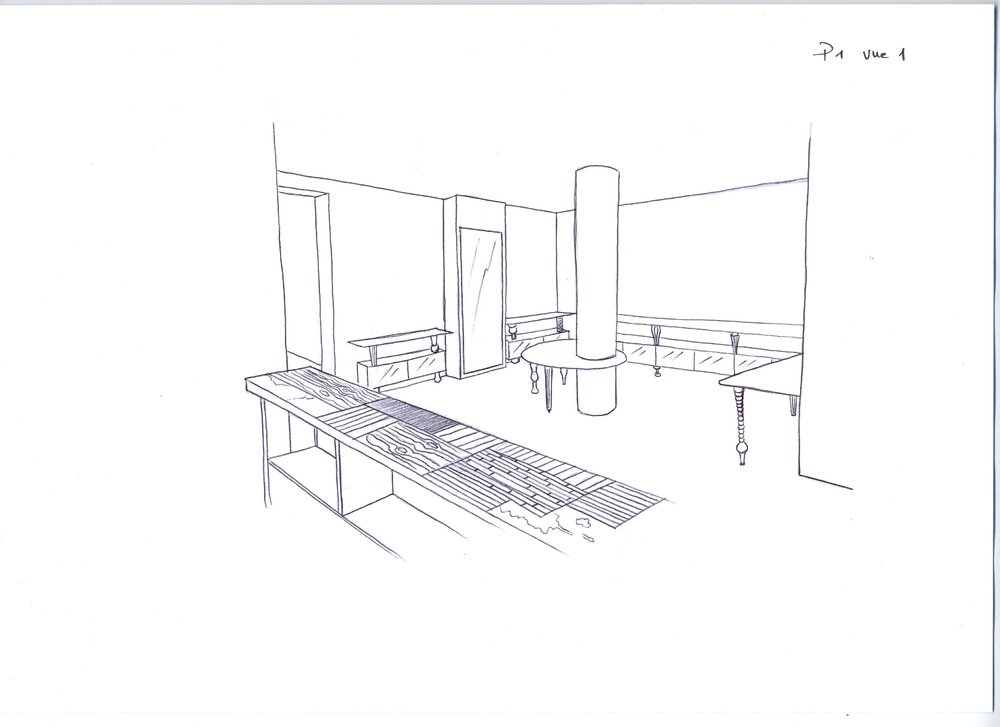 Rough sketch proposition for the furniture arrangement<br/><span></span>