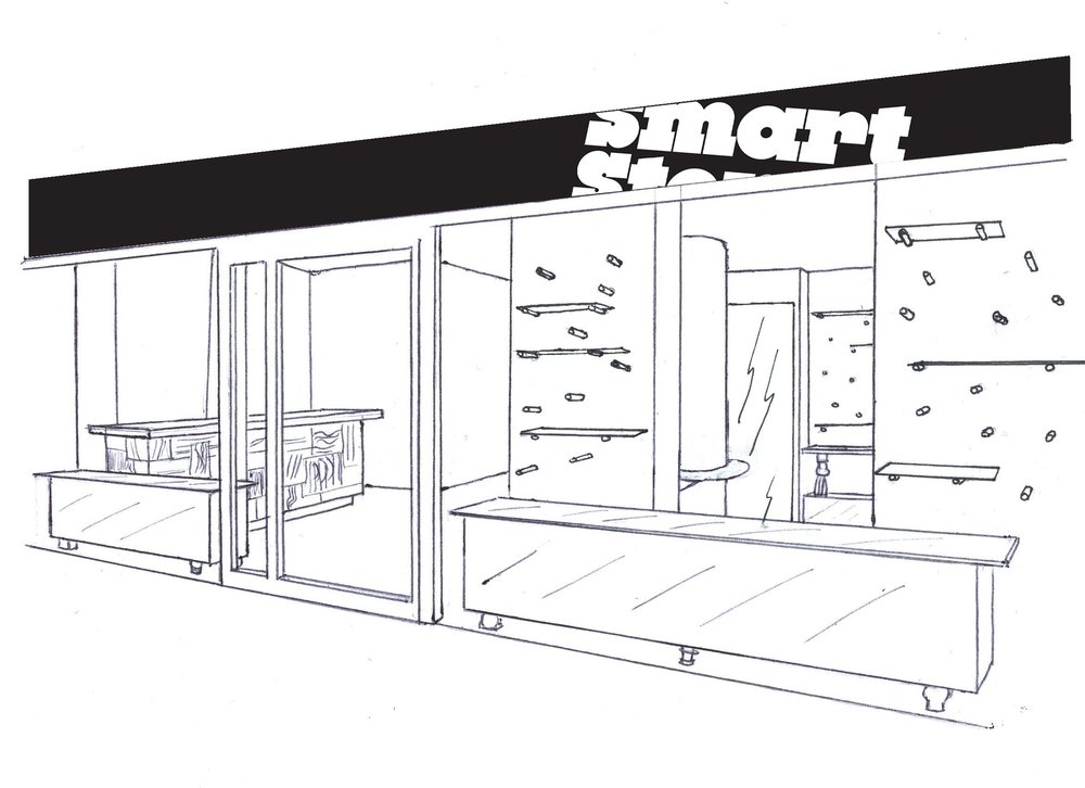 Rough sketch proposition for the store front<br/><span></span>