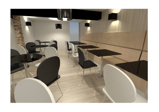 3D proposition for refurbished restaurant in Tours (France)