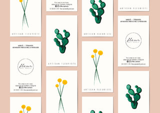 Fleur qui roule - Branding Design and Watercolor