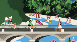 Affiche Pont Mirabel pour Signal Crest - Amélie Falière-illustrateur