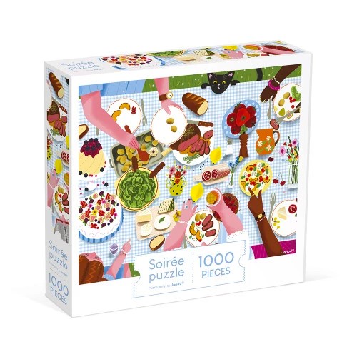 Puzzle Repas De Famille 1000 pièces JANOD