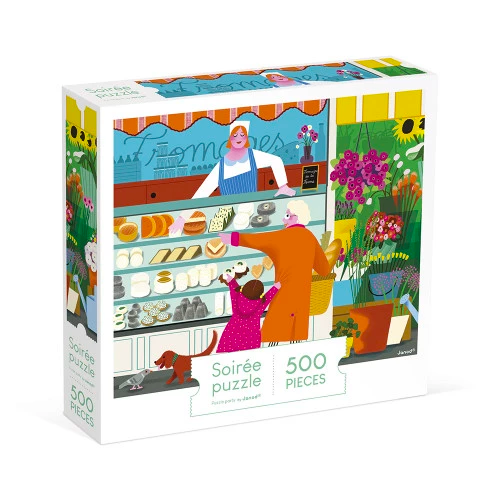 Puzzle Sur Le Marché 500 pièces JANOD